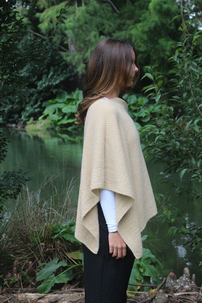 Alpaca Rib Poncho [ALP051]