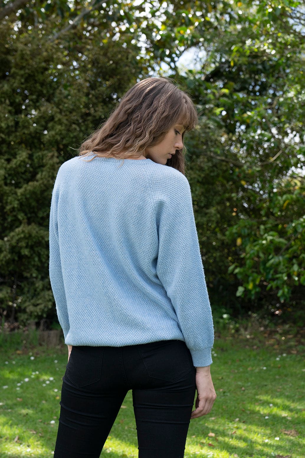 Merino + Cotton Penny Textured Jumper [CM102]