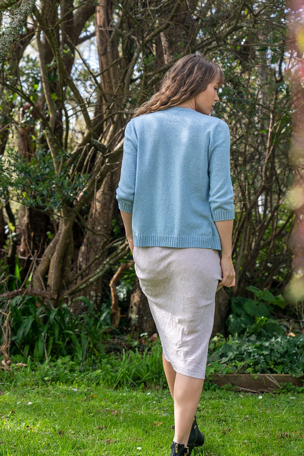 Merino + Cotton Flo Cardigan [CM101]