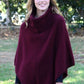 Possum Merino Cowl Neck Poncho [9630]