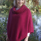Possum Merino Cowl Neck Poncho [9630]