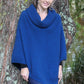 Possum Merino Cowl Neck Poncho [9630]