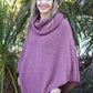 Possum Merino Cowl Neck Poncho [9630]