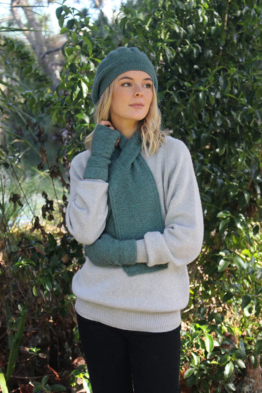 Possum Merino Dash Keyhole Scarf [9716]