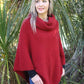 Possum Merino Cowl Neck Poncho [9630]