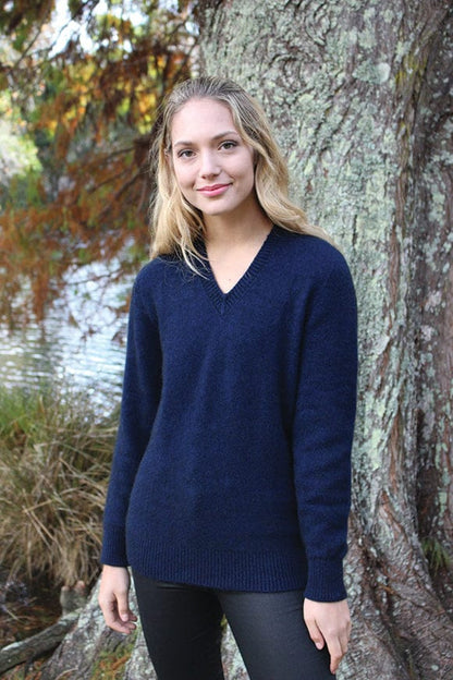 Possum Merino V-Neck Jumper [9935]