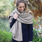Possum Merino Chevron Wrap [9992]