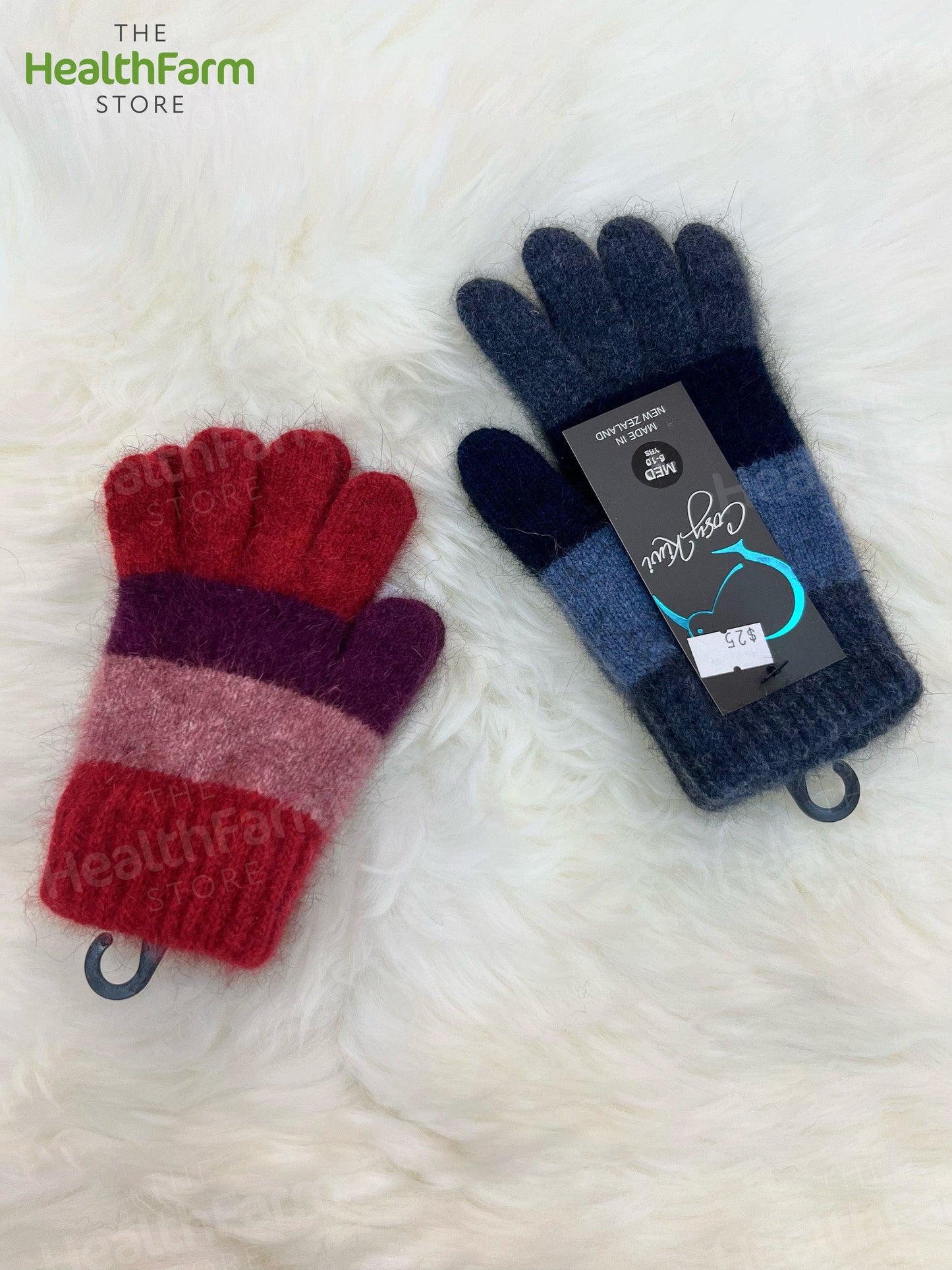 Merino & Possum Child’s Stripe Glove [CK602]