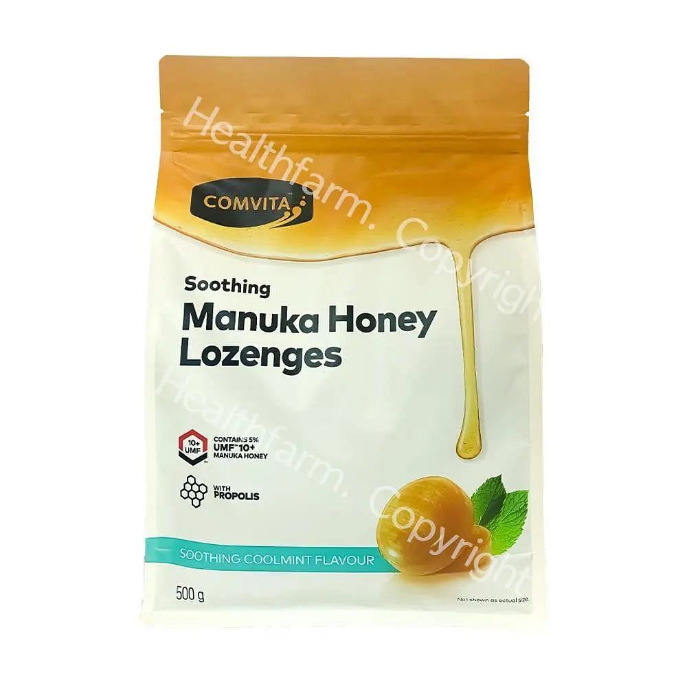 Comvita Manuka Honey Lozenges 500g [Soothing Coolmint flavour] - Healthfarm