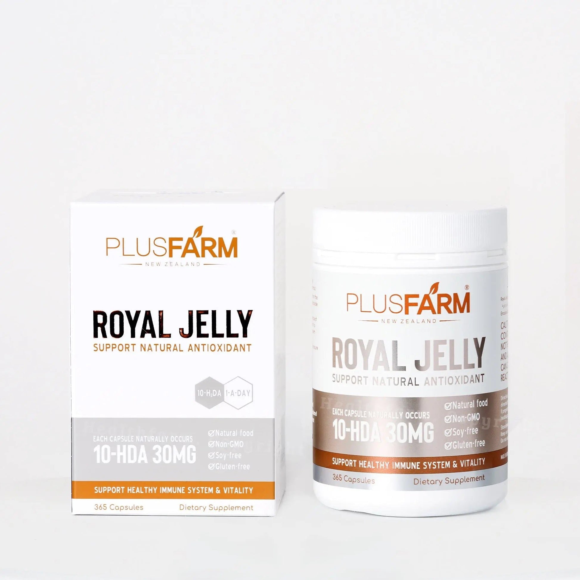 Plusfarm Royal Jelly (100% Pure Royal Jelly) 500mg [365 Capsules] - Healthfarm