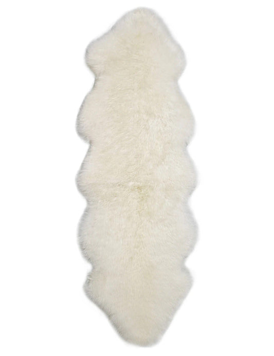 Premium Sheepskin Rug [Double- Ivory]