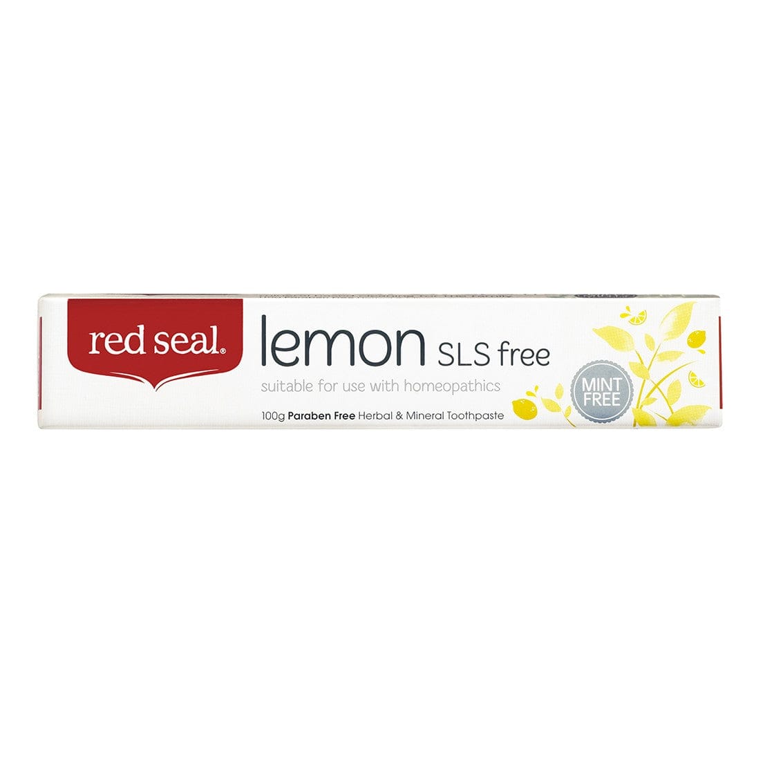 Red Seal Lemon SLS Free Natural Toothpaste 100g