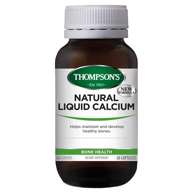 Natural Liquid Calcium [60 Capsules]