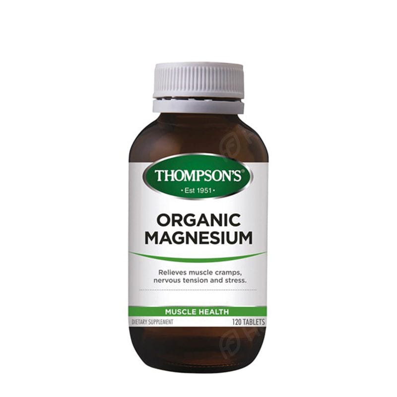 Thompson's Organic Magnesium Tablets [120 Tablets]